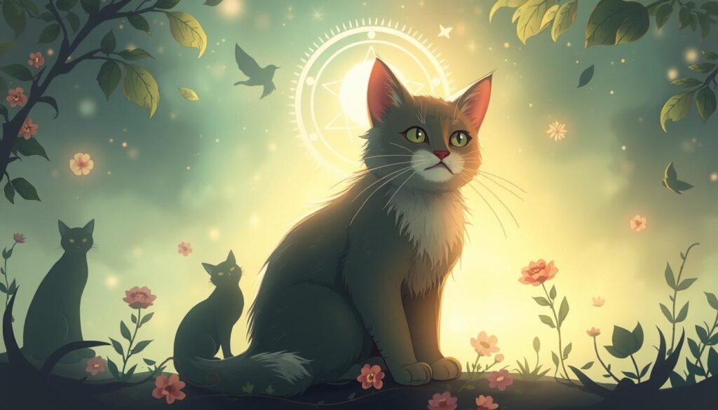 Katzen spirituelle Symbole und Krafttiere