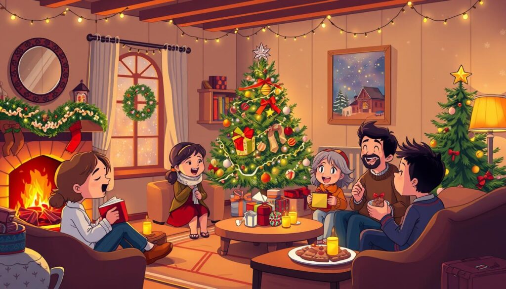 Weihnachtliche Familienmomente