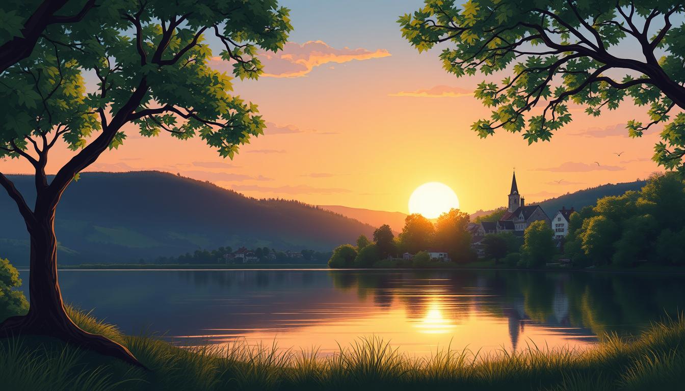  Liebevolle Gedanken » Lebensweisheiten und schöne Abendbilder für die Seele Motiv 